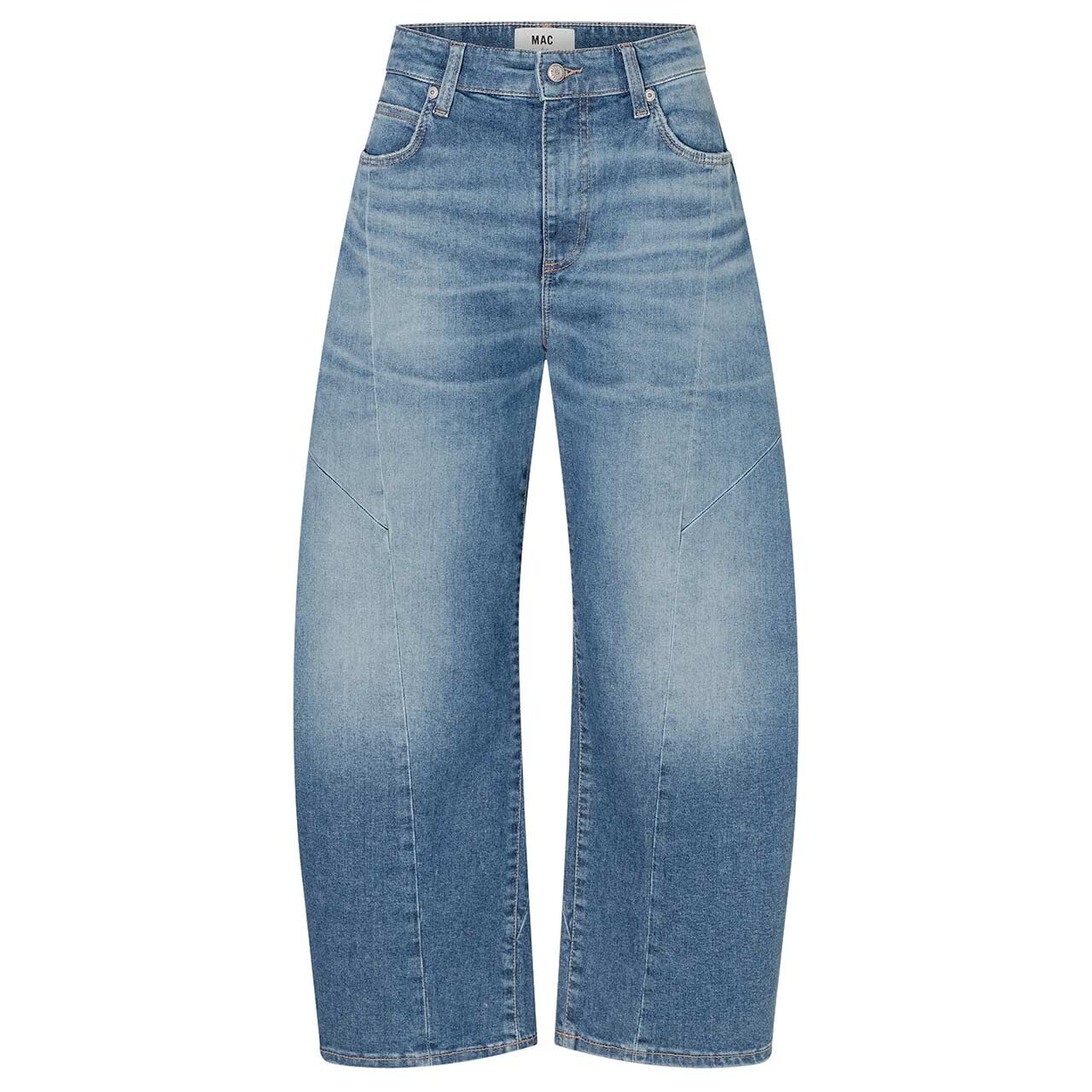 Stretch Damen Jeans Dakota von MAC in Blau verwaschen, Vorderansicht