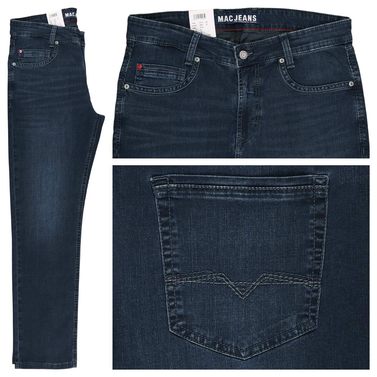 MAC Arne Jeans dark blue wash