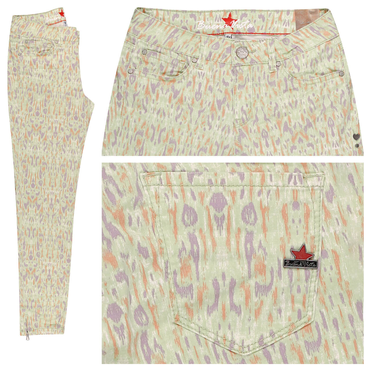 Buena Vista Italy V 7/8 Stretch Twill Baumwollhose paint green Buena Vista Italy V 7/8 Stretch Twill Baumwollhose paint green