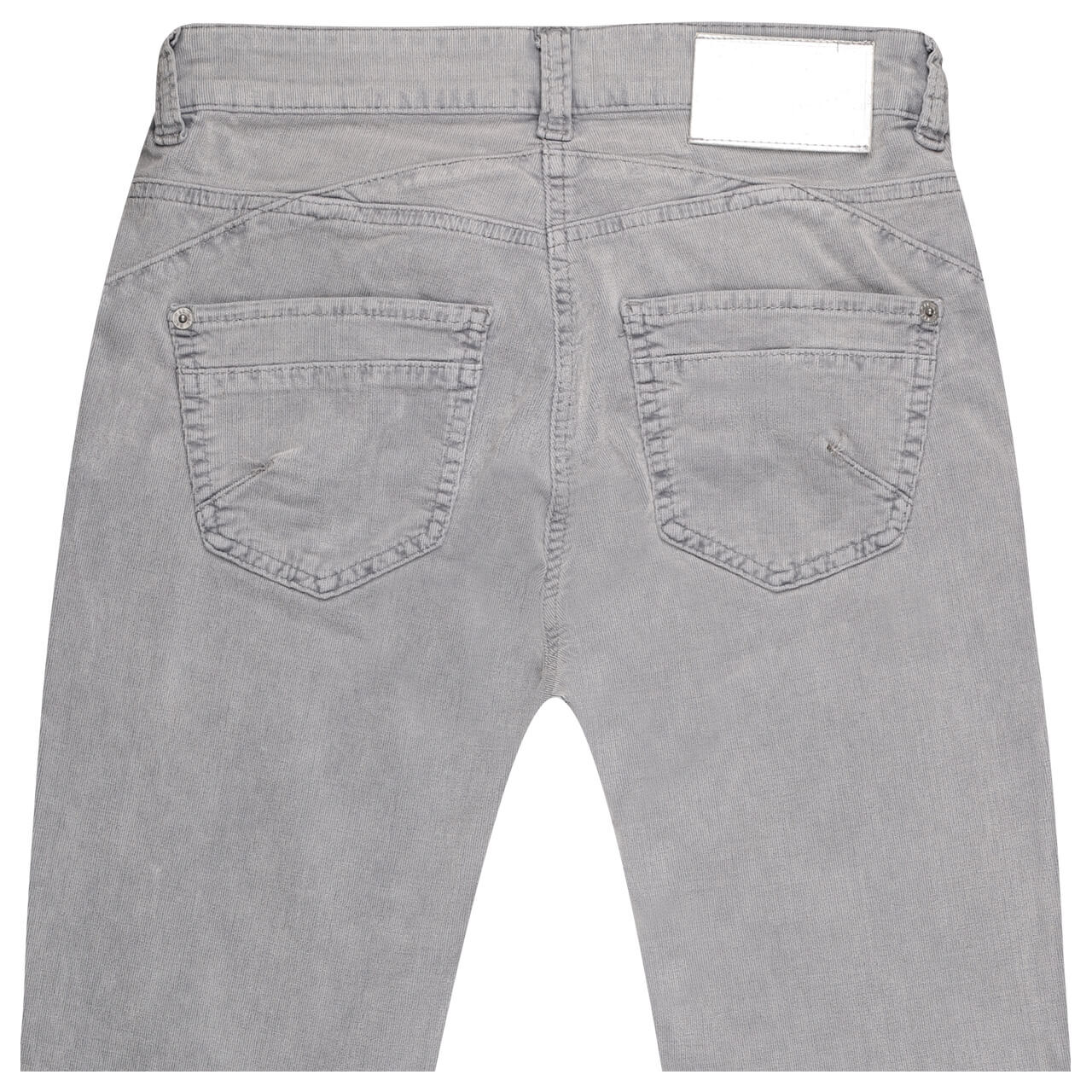 MAC Rich Slim Cordhose light grey silver MAC Rich Slim Cordhose light grey silver