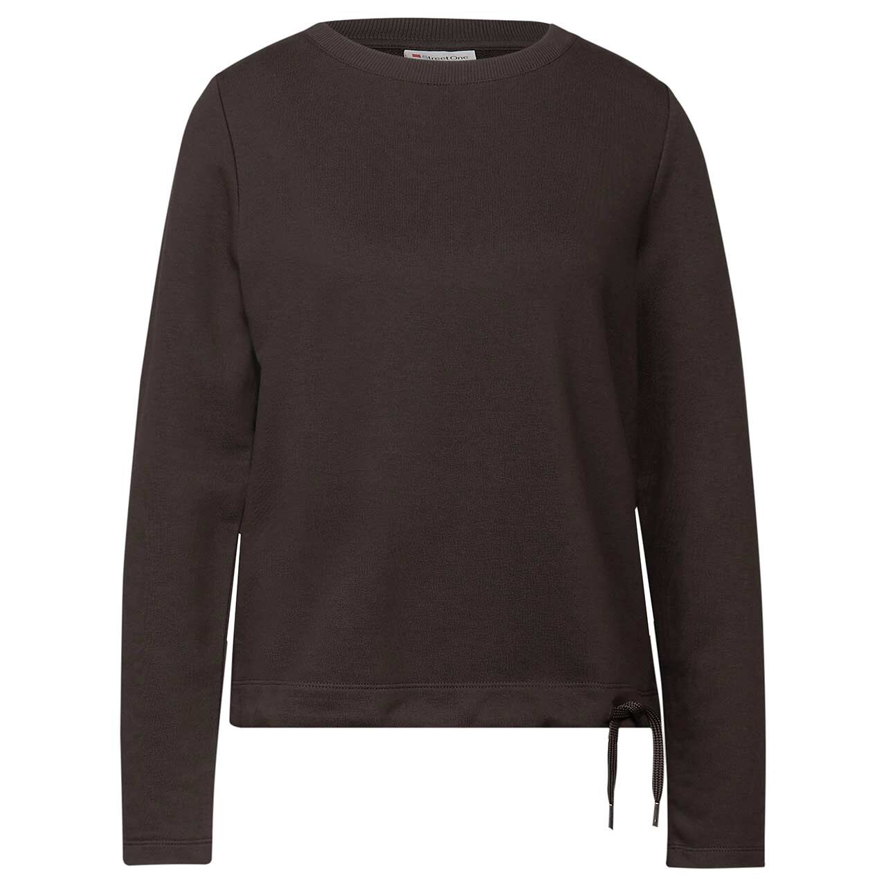 Street One Damen Pullover Crewneck deep roast brown