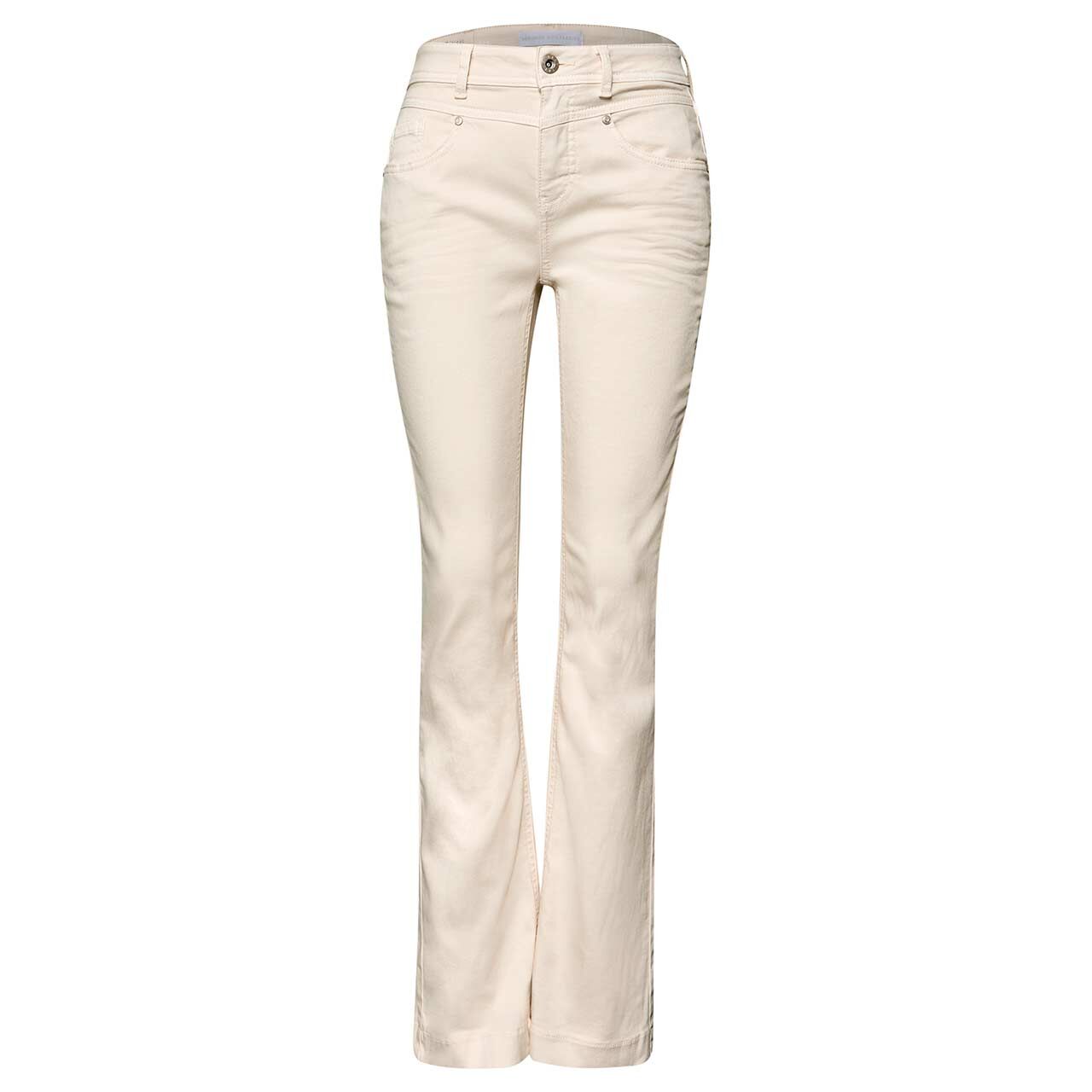 Street One Bootcut Jeans ecru washed