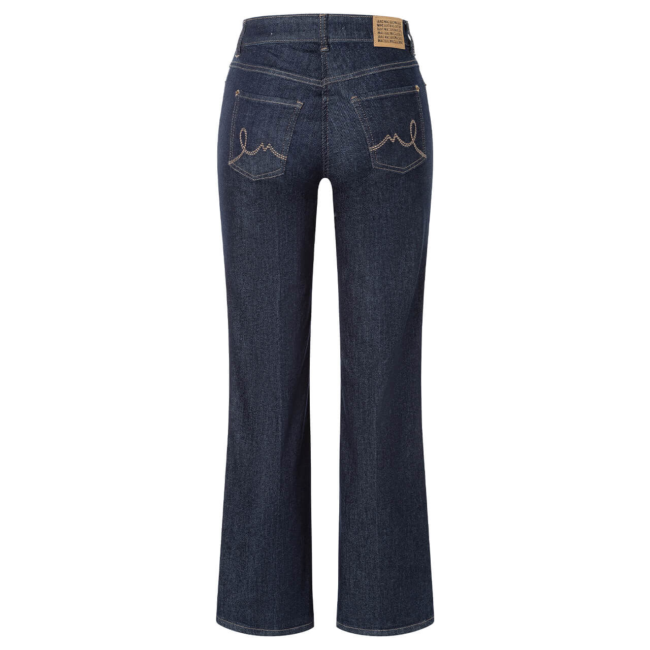 Stretch Damenjeans Laura von MAC in Dunkelblau, Rückansicht