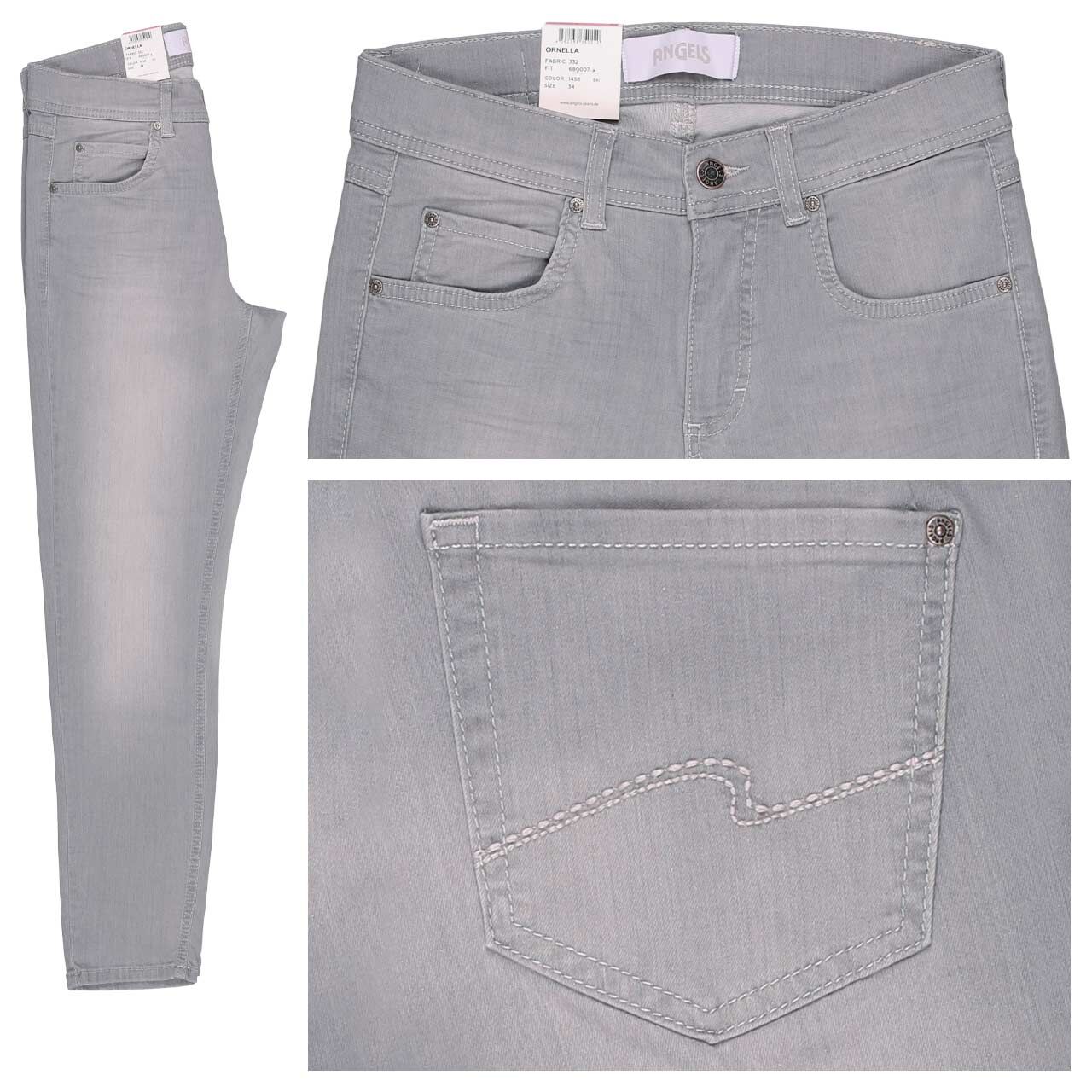 Angels Ornella 7/8 Jeans light grey used buffi