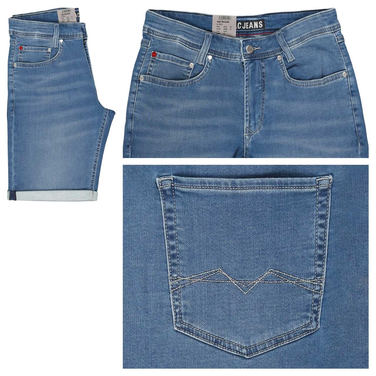 MAC Jogn Jeans Bermuda blue used authentic