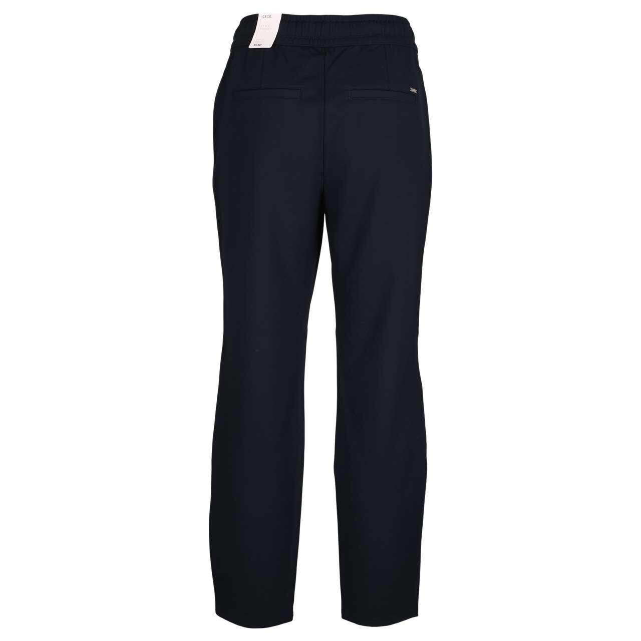 Damen Hose Tracey von Cecil in Dunkelblau, Rückansicht