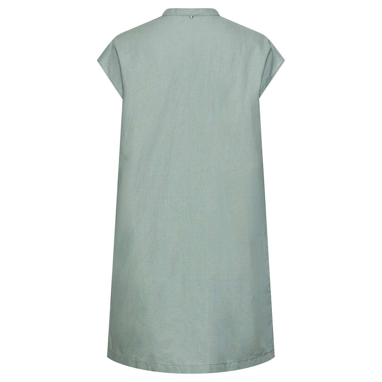 Damen Kurzarm Leinen Kleid von Camel active in Jadegrün , Rückansicht