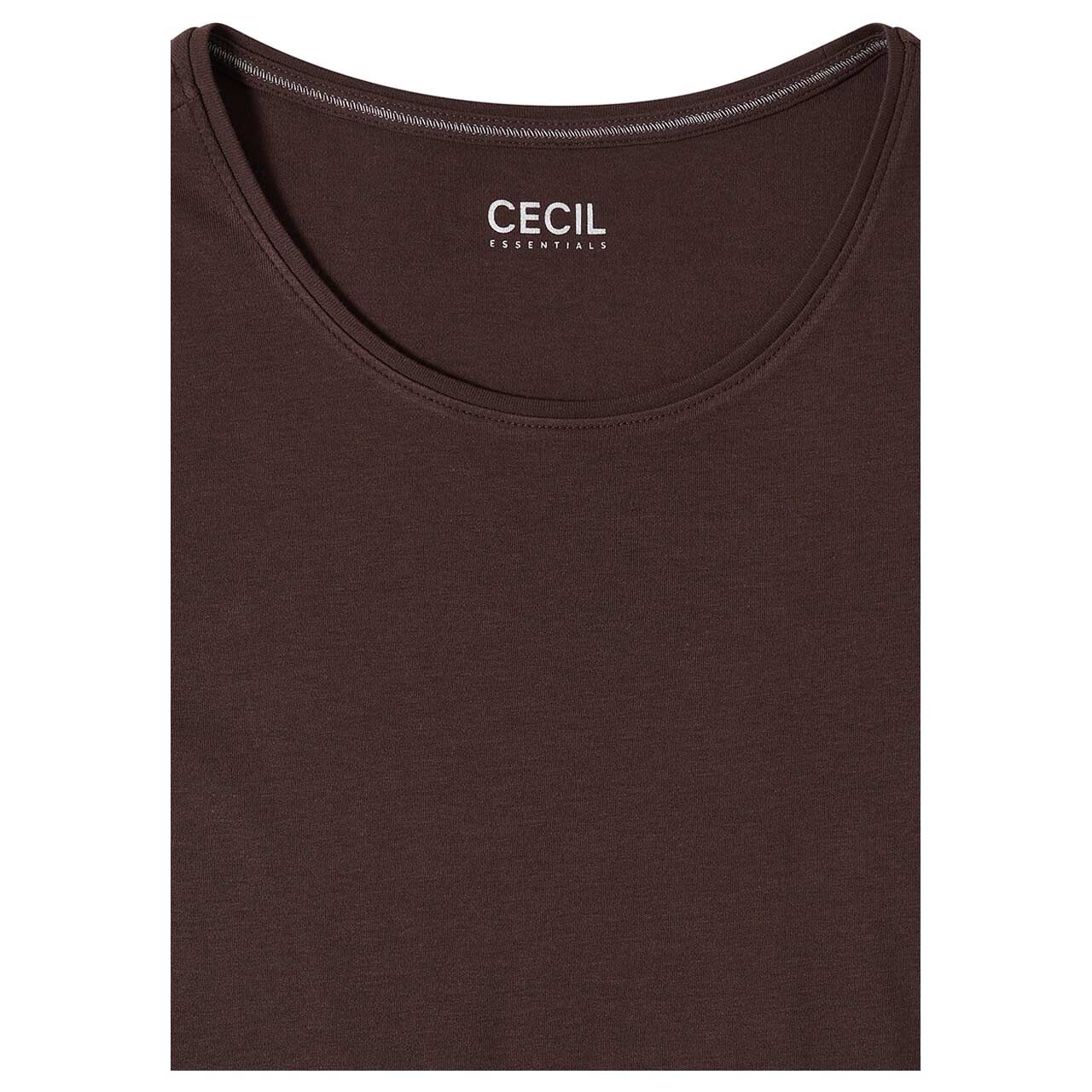 Cecil Damen T-Shirt Lena brown cacao