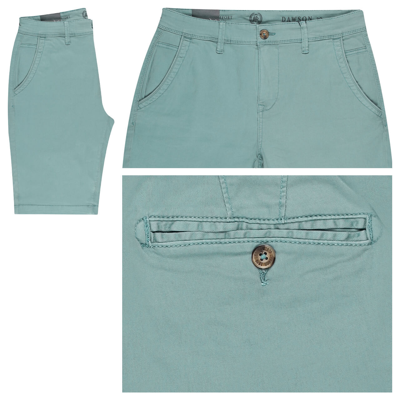Lerros Dawson Baumwoll Bermuda dusty mint Lerros Dawson Baumwoll Bermuda dusty mint