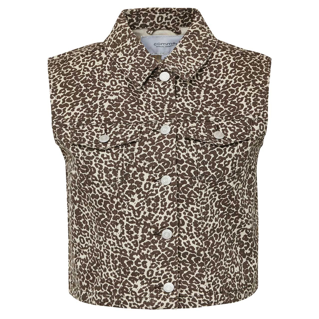 Comma Damen Weste leo denim