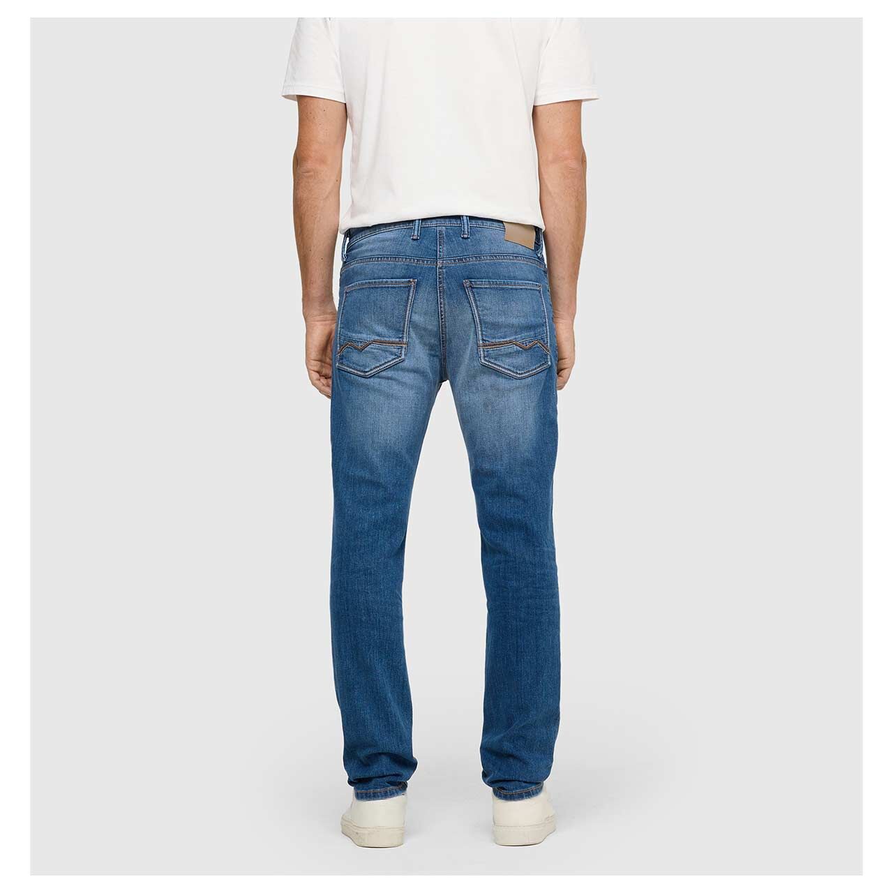 MAC Arne Pipe Jeans hemp mid blue authentic wash
