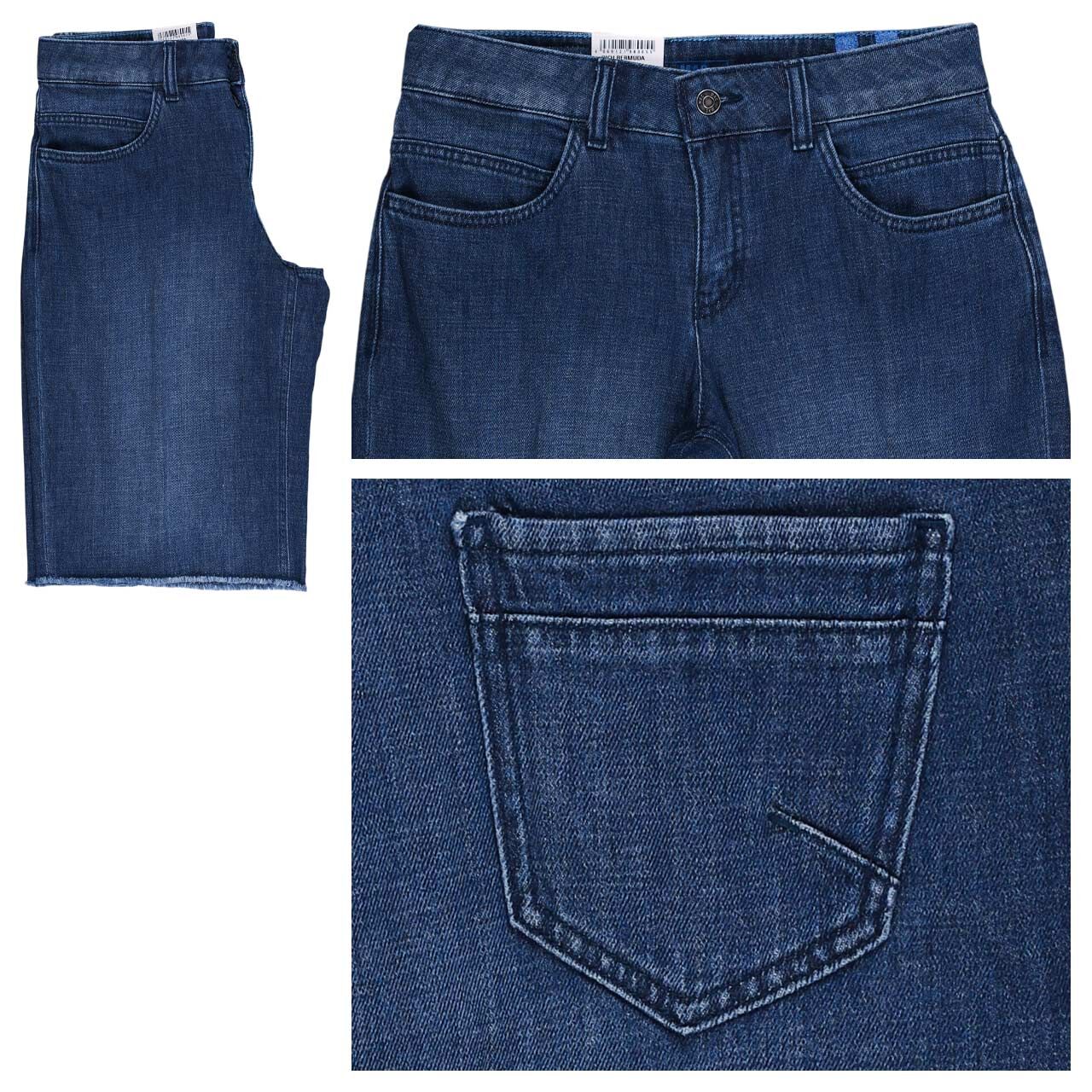 MAC Rich Jeans Bermuda blue used wash