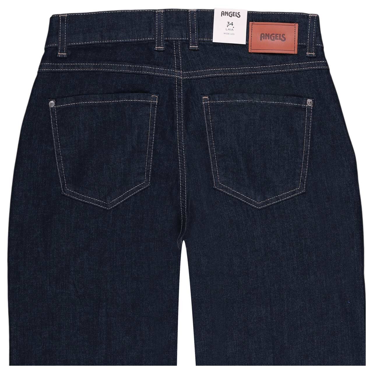 Damen Ankle Jeans Laia von Angels in Dunkelblau, detaillierte Rückansicht