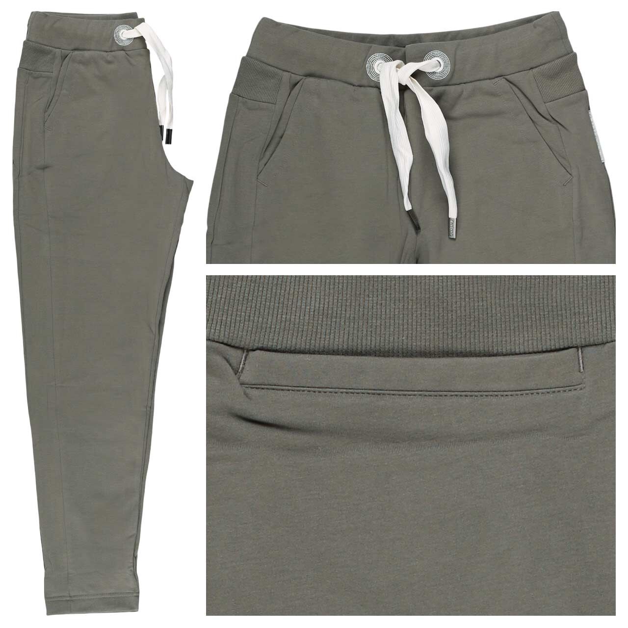 Elbsand Brinja Jogpants Ankle Baumwollhose dark slate