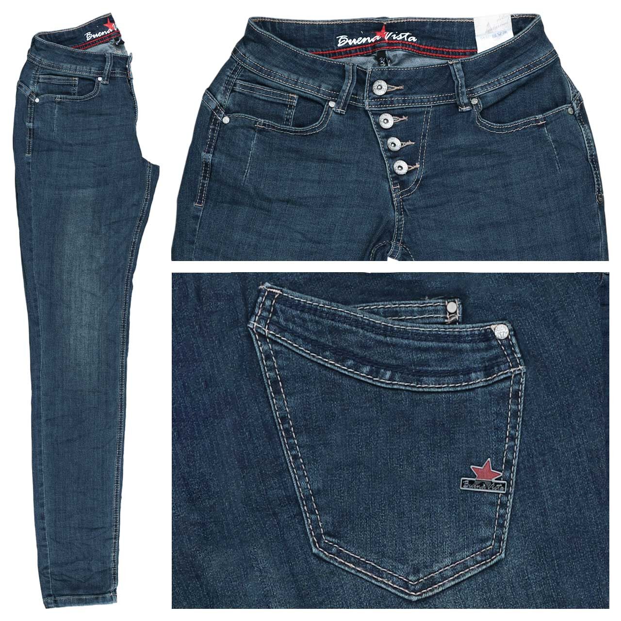 Buena Vista Malibu Stretch Denim Jeans pure denim