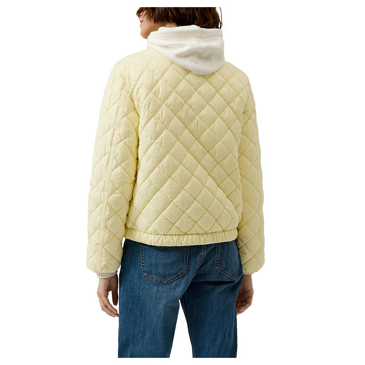 Damen Jacke von s.Oliver in Gelb, Vorderansicht am Model