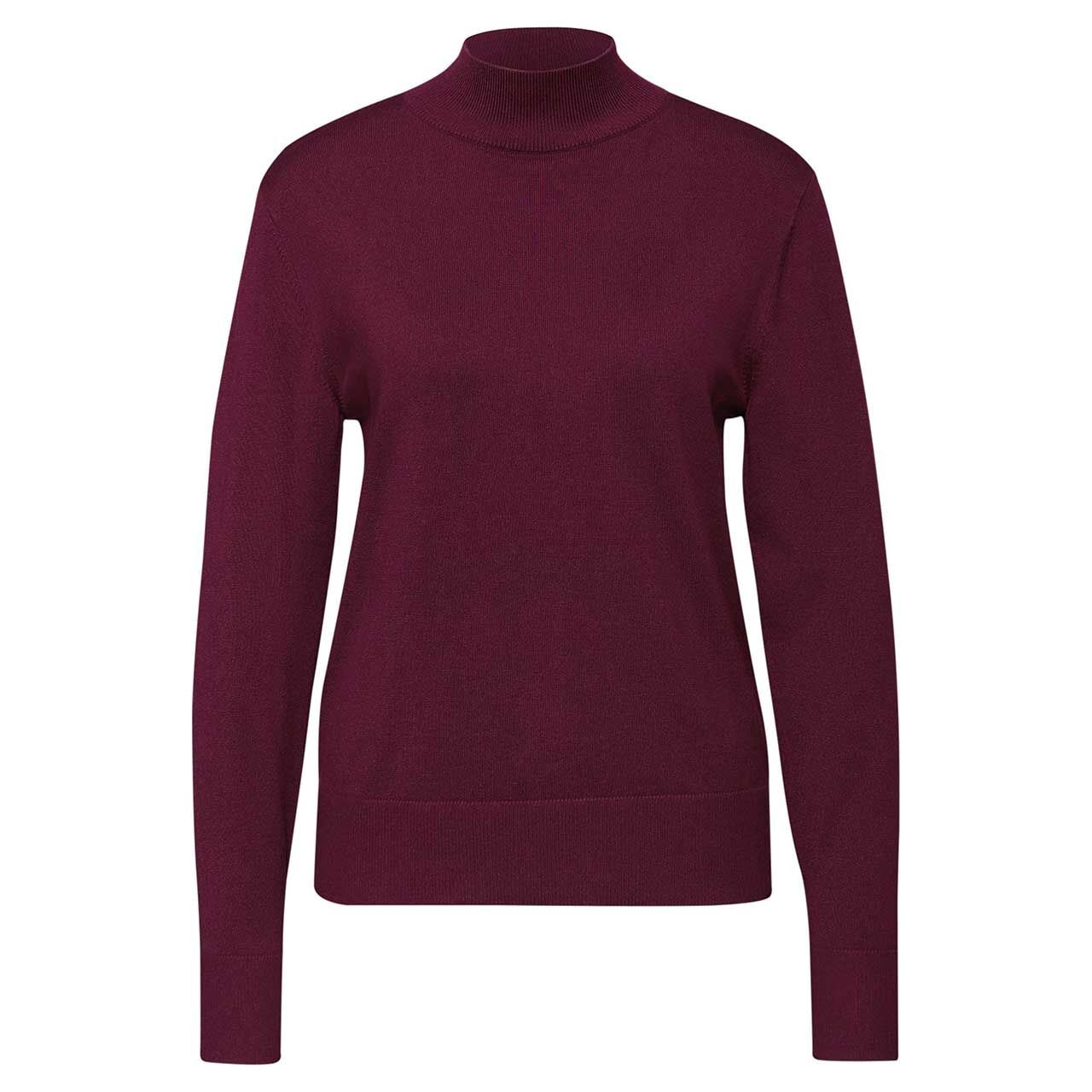 Street One Damen Rollkragen Pullover Turtle Sweater noble red Street One Damen Rollkragen Pullover Turtle Sweater noble red