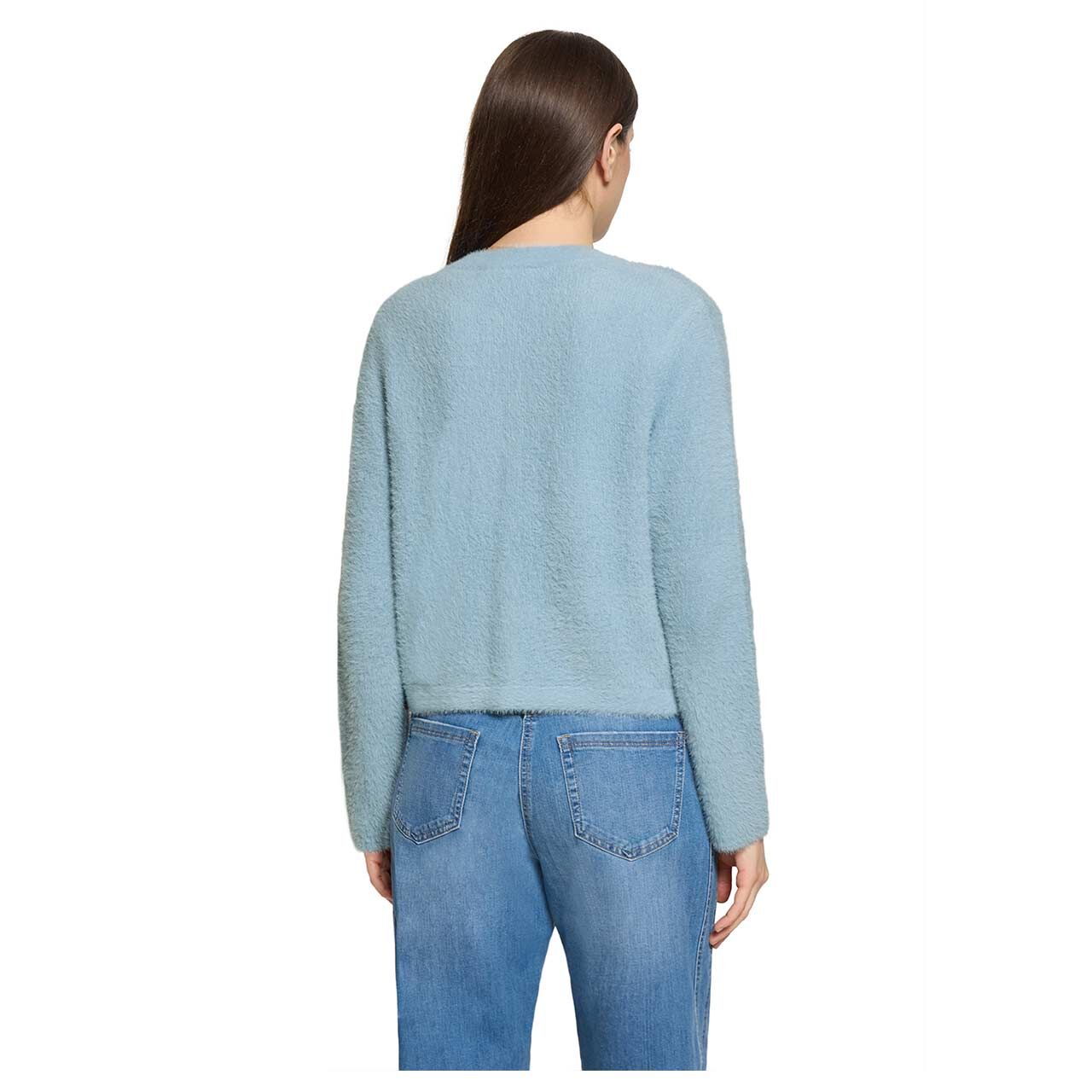 Damen Strickjacke von Betty Barclay in Hellblau, Rückansicht