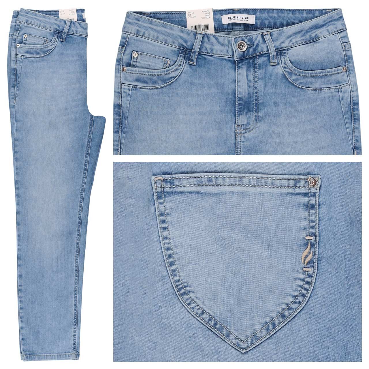 Blue Fire Nancy Jeans sky blue