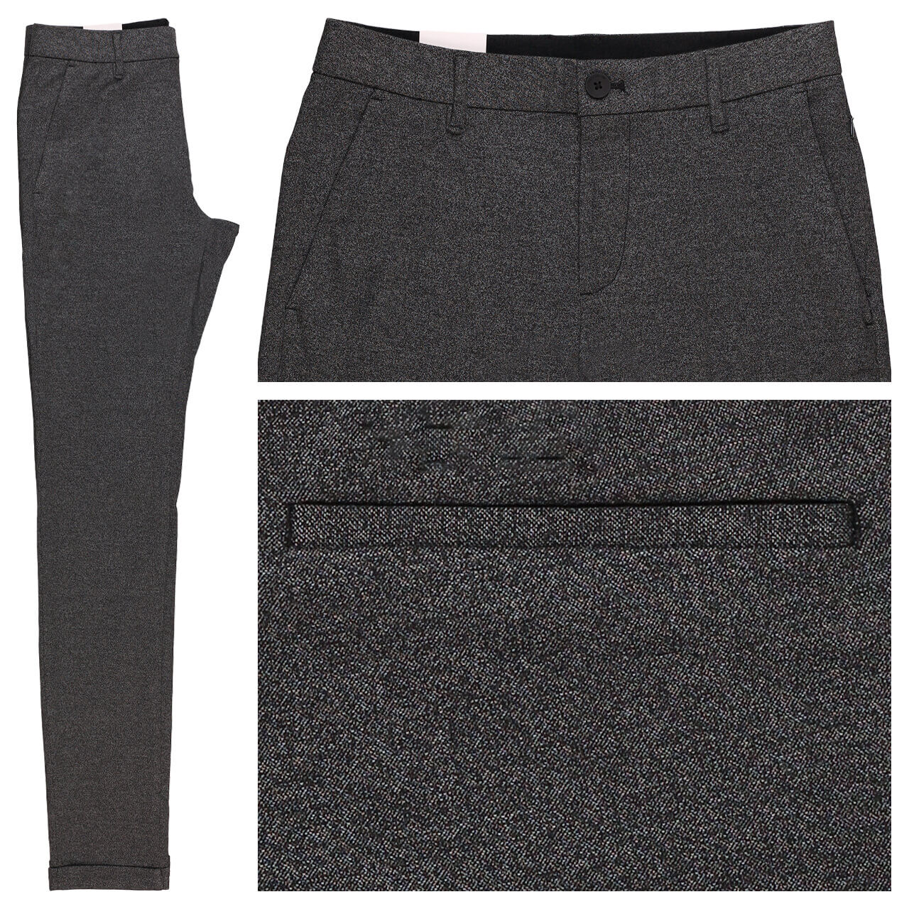 Tom Tailor Travis Chinohose black white salt and pepper Tom Tailor Travis Chinohose black white salt and pepper