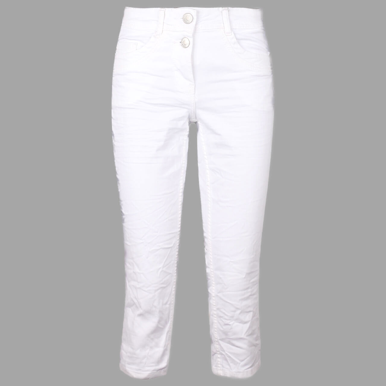 Cecil Scarlett 3/4 Jeans für Damen in Weiß, FarbNr.: 10438