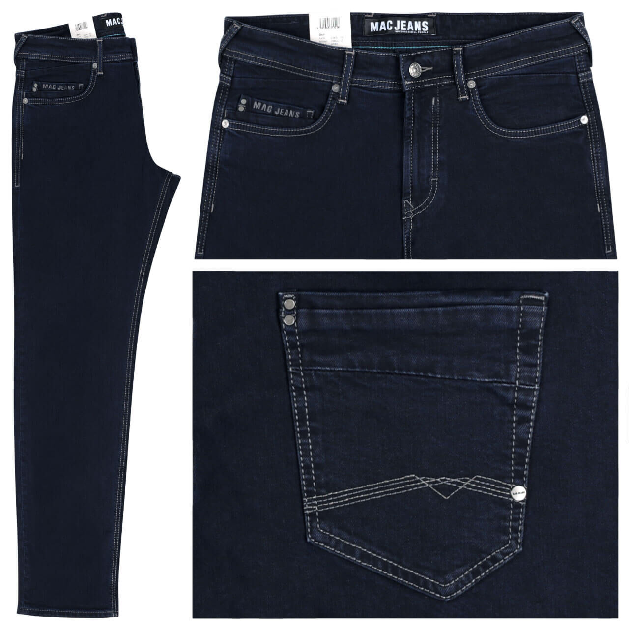 mac-jeans-ben-darknightblue-h799 MAC Jeans Ben für Herren in Dunkelblau, FarbNr.: H779