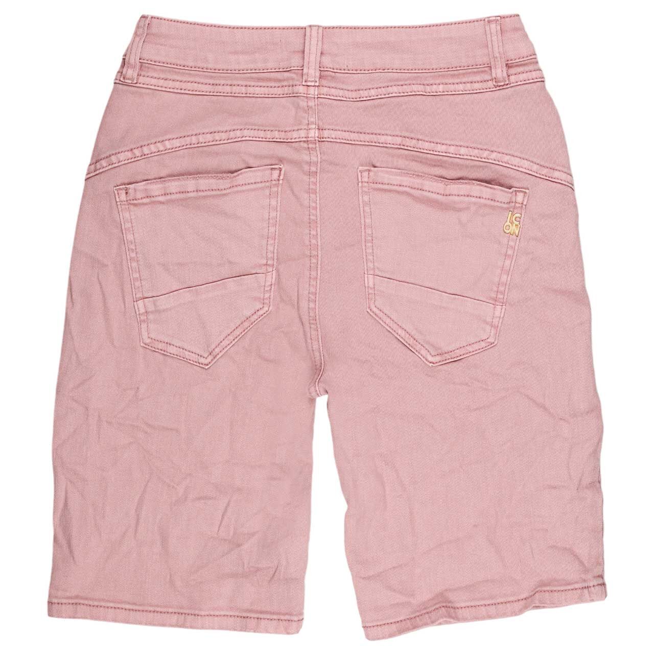 Rückansicht der Jeans Shorts California Sunrise von Senoritas Icon in Altrosa