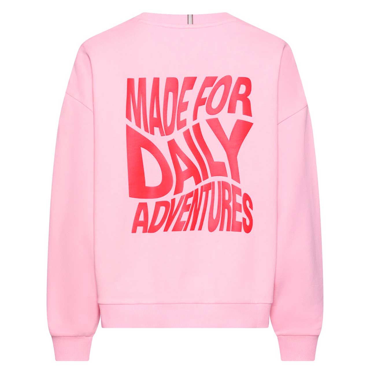 Damen Sweatshirt von Camel active in Pink mit Print, Rückansicht