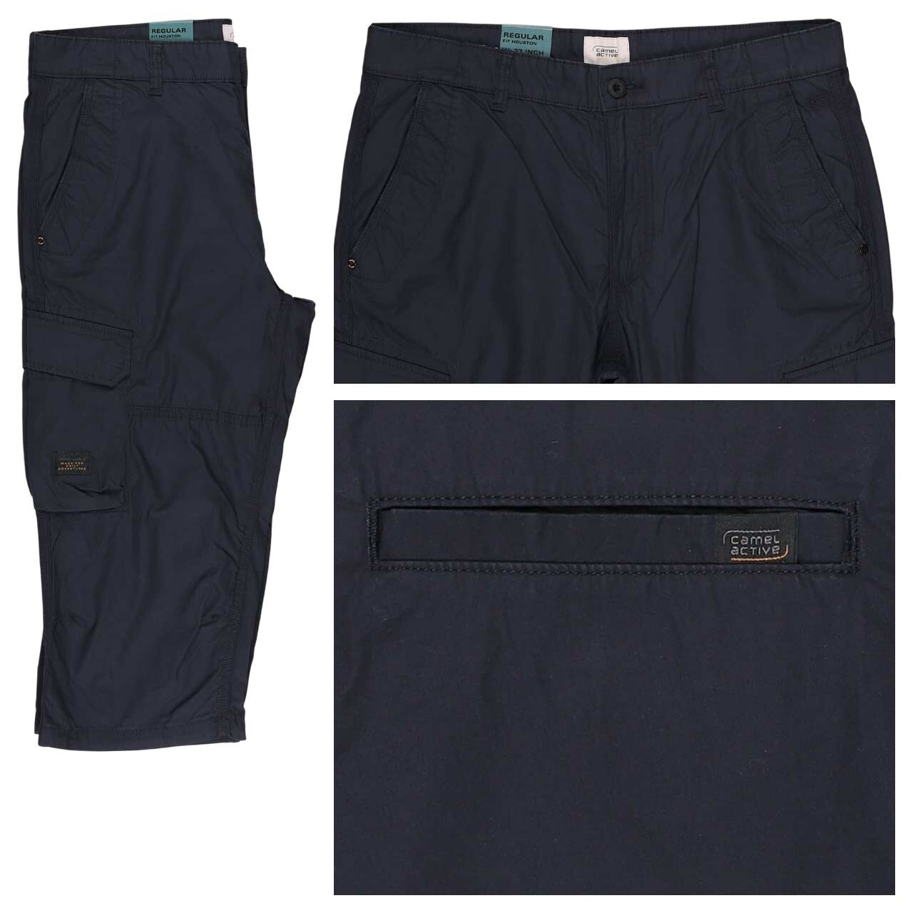 Camel active Houston 3/4 Cargo Baumwollhose dark navy