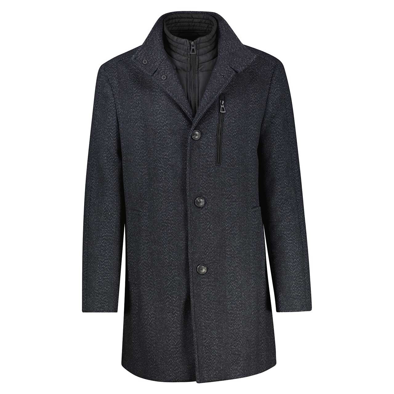 Lerros Herren Mantel classic navy