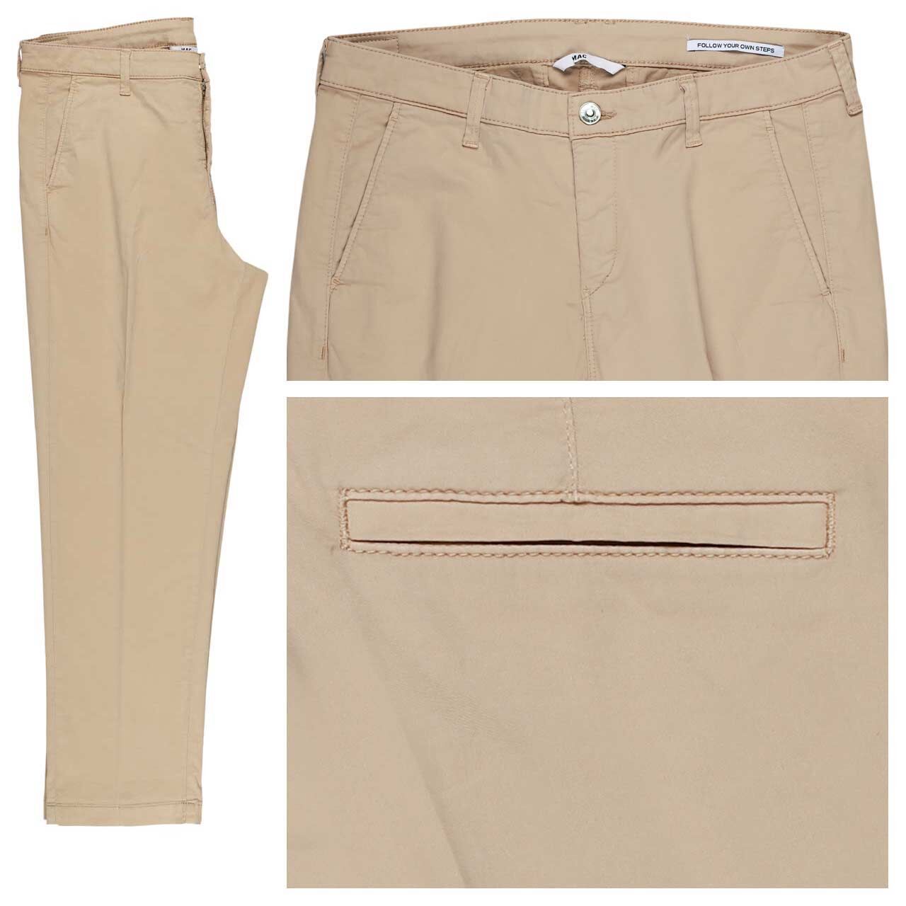 MAC Chino 7/8 Baumwollhose golden terra