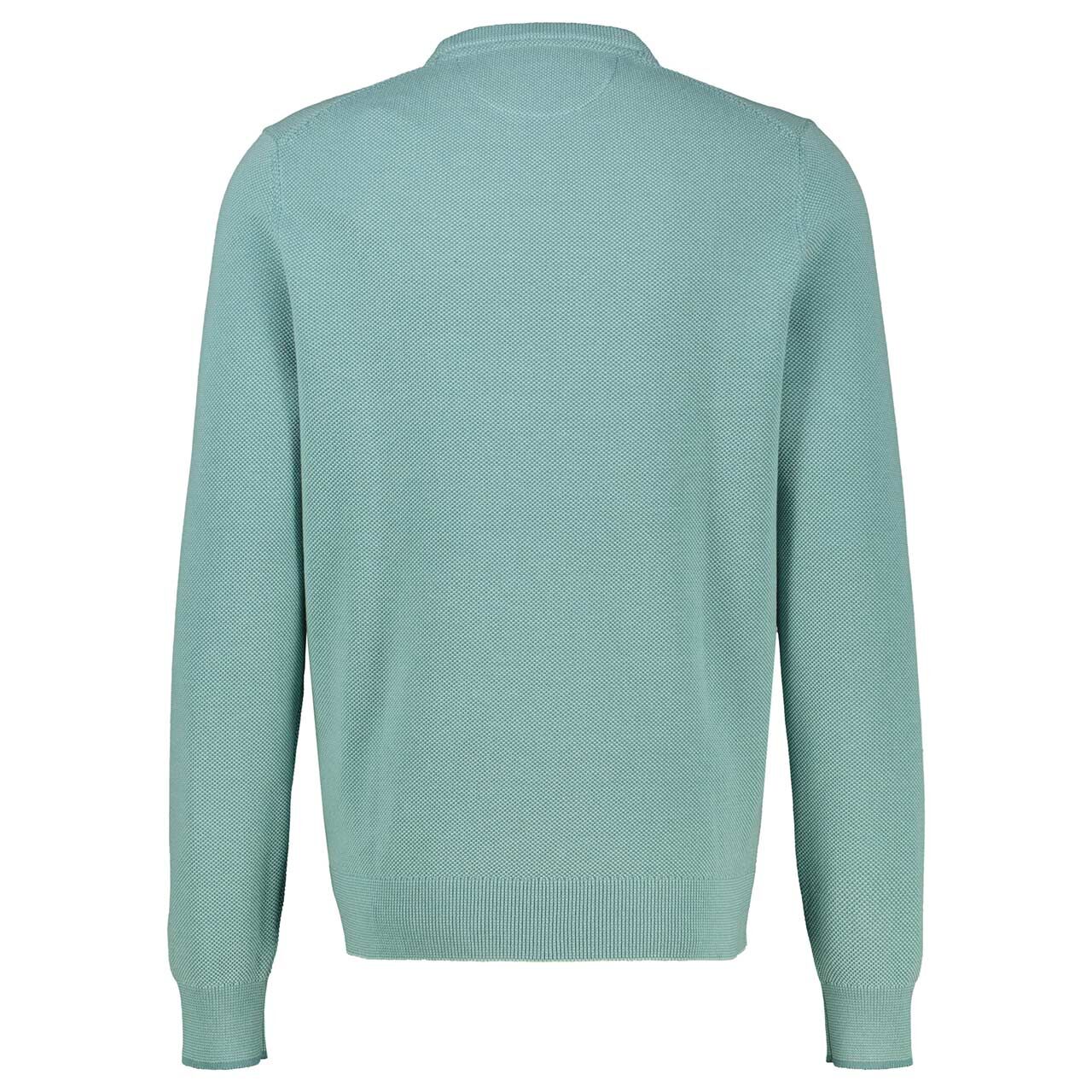 Herren Pullover von Lerros in Türkis, Rückansicht