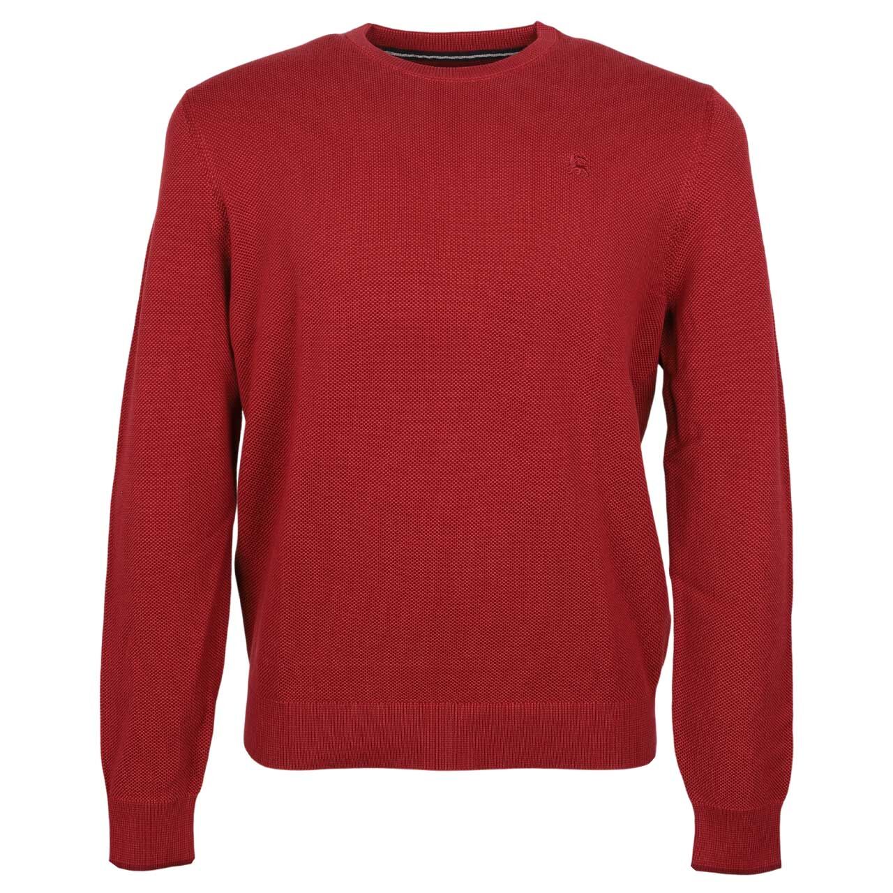 Lerros Herren Pullover O-neck muted red