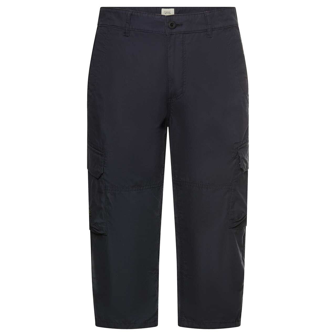 Herren 3/4 Cargo Baumwollhose Houston von Camel active in Dunkelblau, Vorderansicht