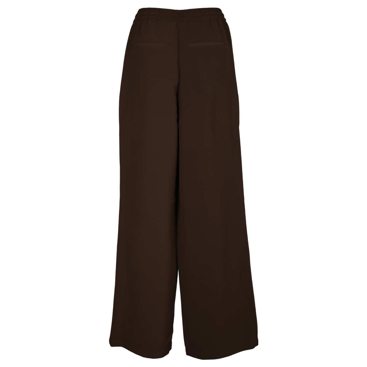 Damen Wideleg Hose von s.Oliver in Dunkelbraun, Rückansicht