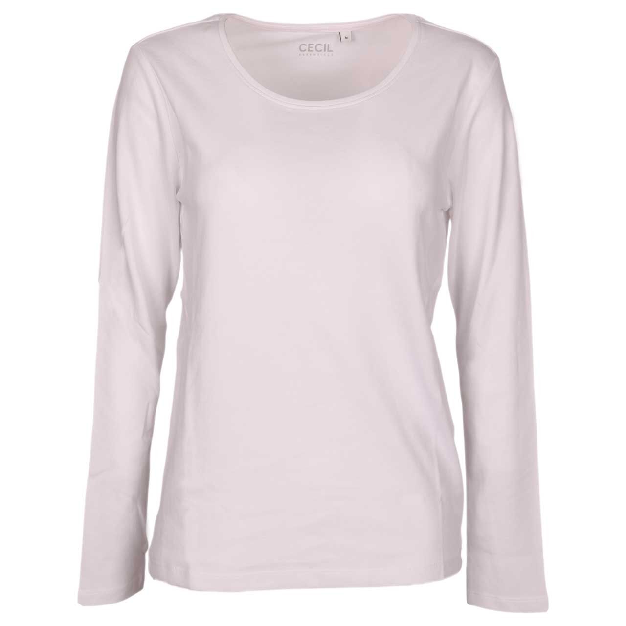 Cecil Damen Langarm Shirt Pia white