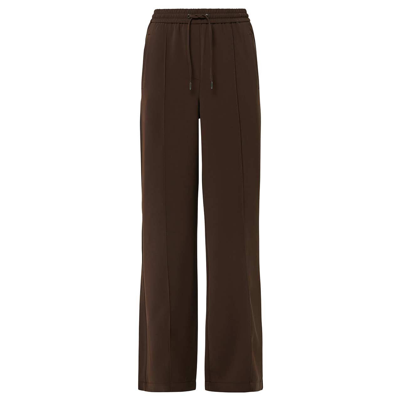 s.Oliver Damen Wideleg Hose coffee brown