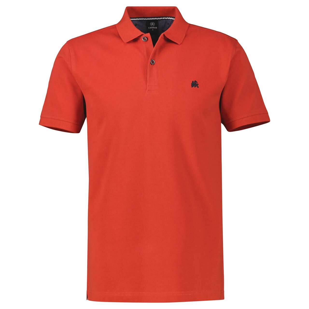 Lerros Herren Piqué Poloshirt scandinavian red