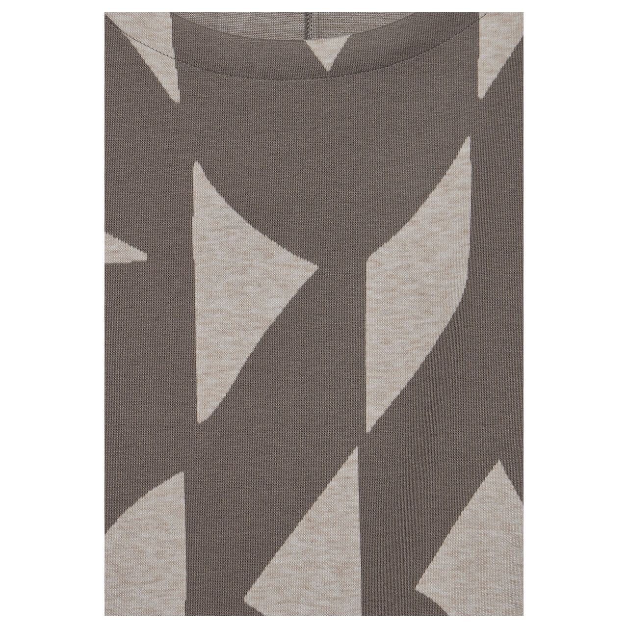 Street One Damen Pullover Cosy Jacquard rich mocha melange