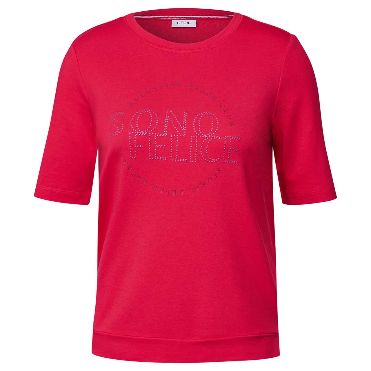 Cecil Damen T-Shirt Sono Felice glazed apple red