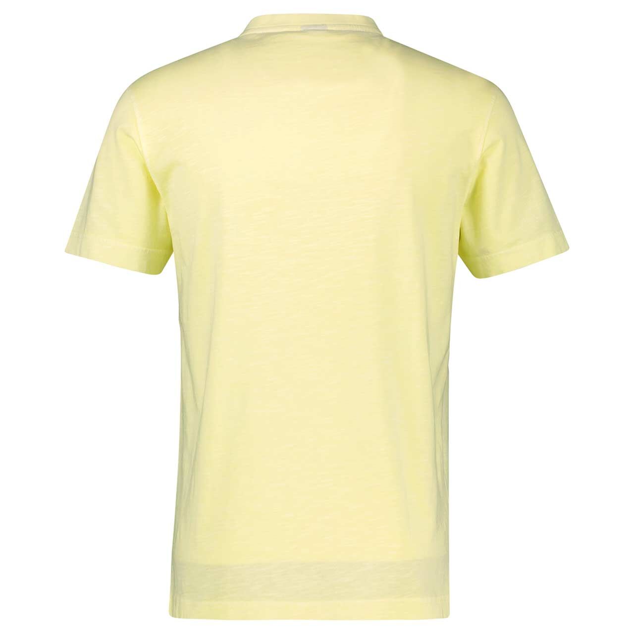 Herren T-Shirt von Lerros in Gelb meliert, Rückansicht