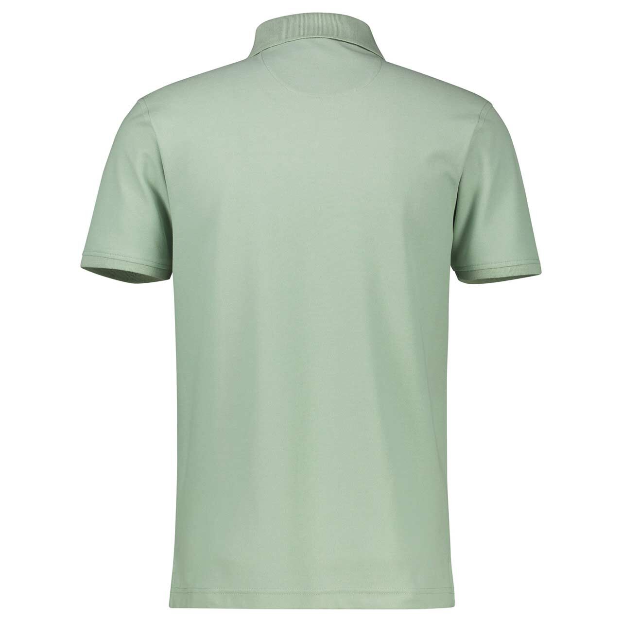 Herren Poloshirt von Lerros in Grün, Rückansicht