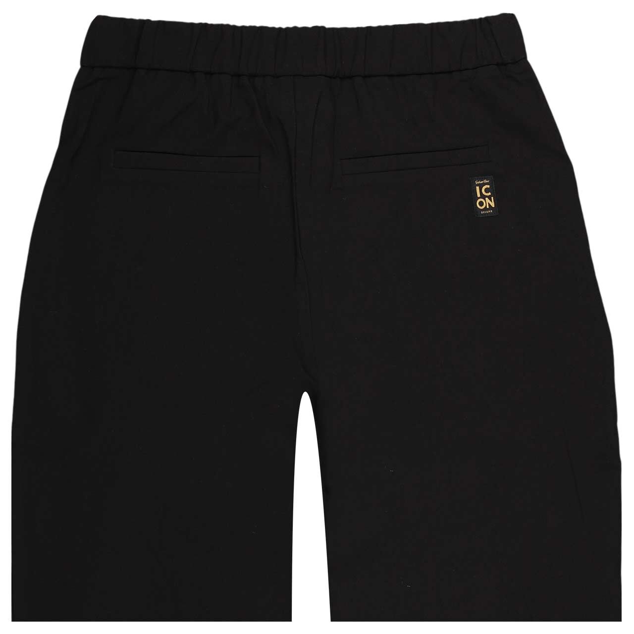 Damen 7/8 Hose Mojito von Senoritas ICON in Schwarz, detaillierte Rückansicht