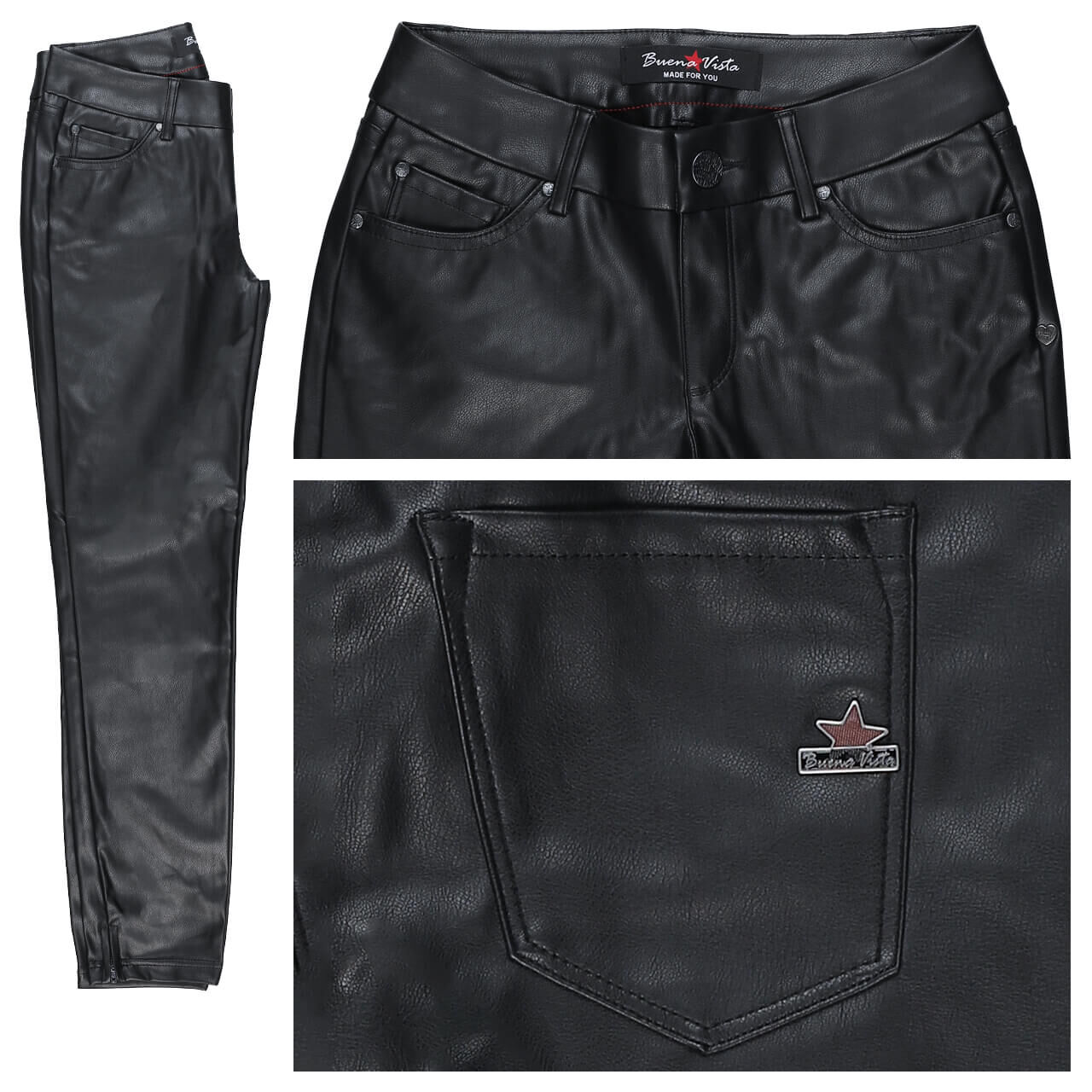 Buena Vista Italy V 7/8 Hose vegan leather black