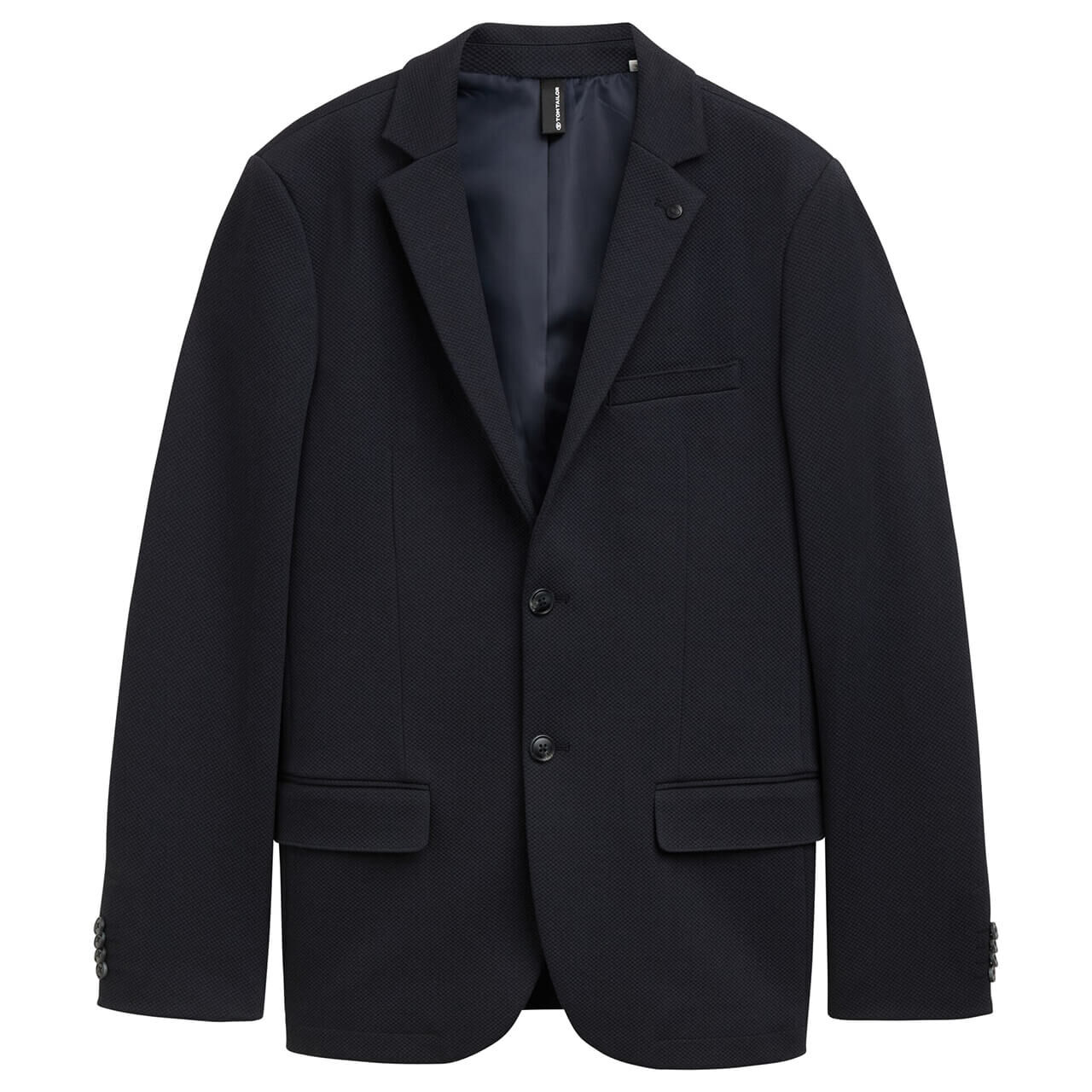 Tom Tailor Herren Sakko Structure Blazer sky captain blue