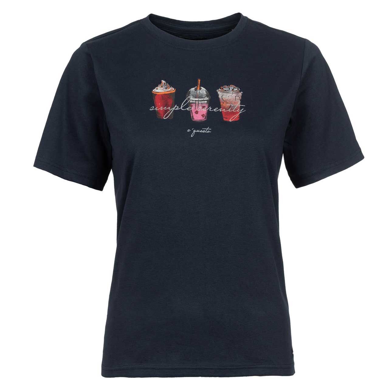 Soquesto Damen T-Shirt navy serenity
