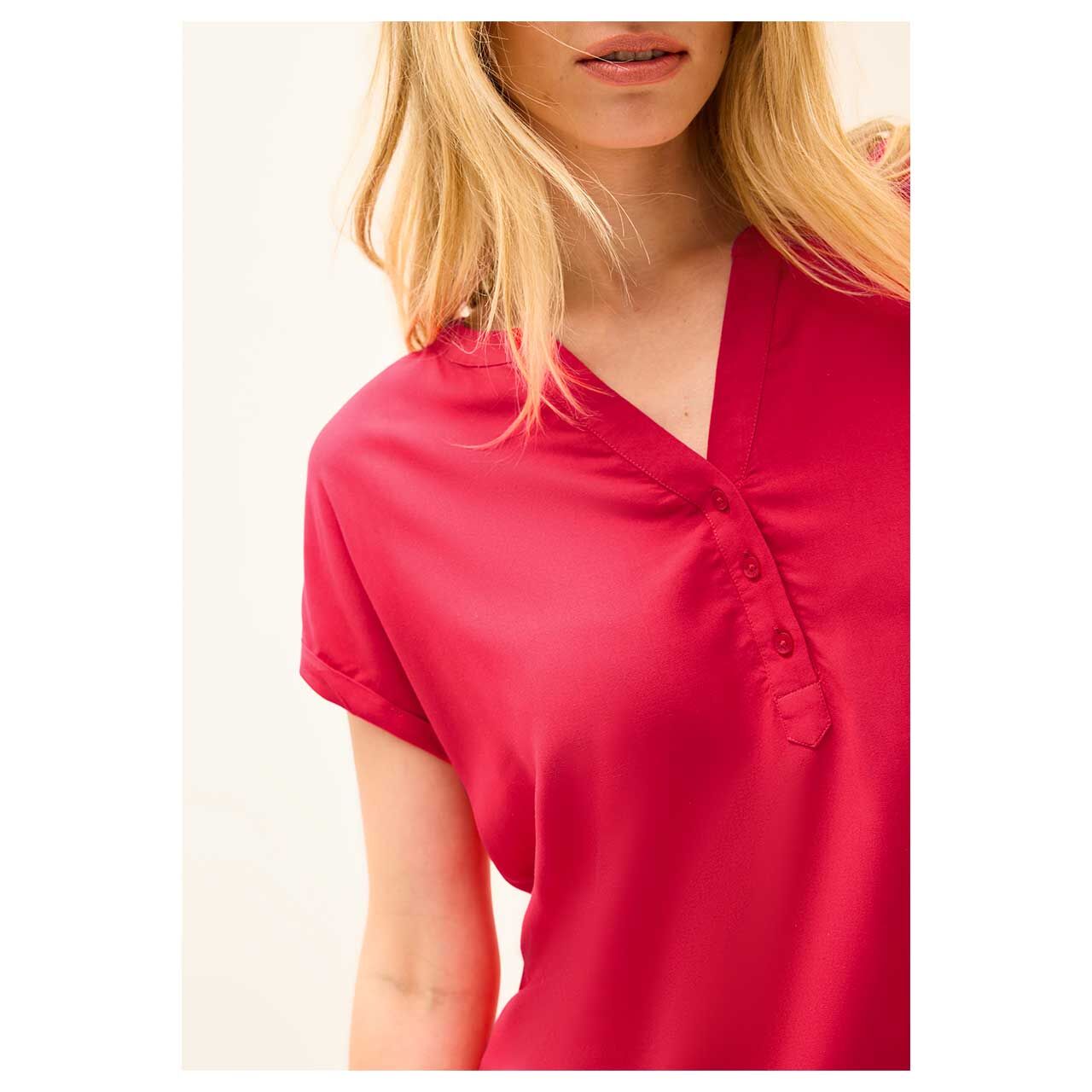 Detailbild der Damen Bluse von Cecil in Rot