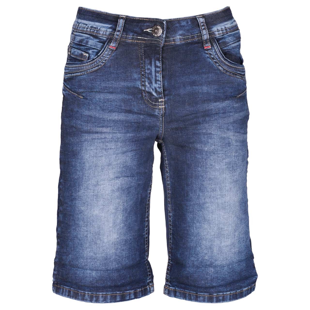 Cecil Scarlett Jeans Shorts medium blue used washed