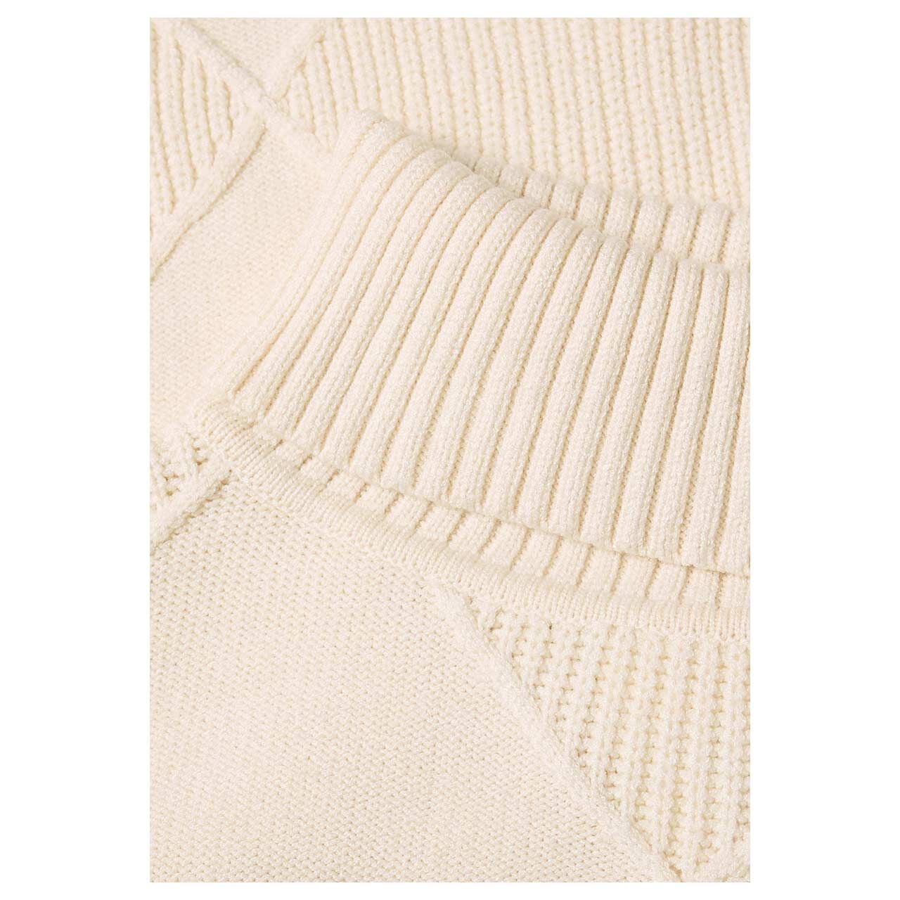 Street One Damen Rollkragen Pullover Cosy Structure Sweater pure beige