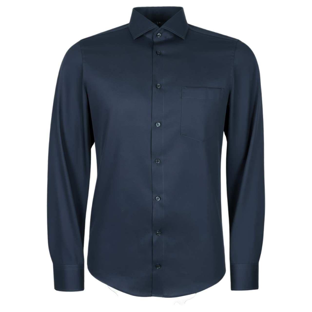 Casa Moda Herren Langarm Hemd Venti dark blue